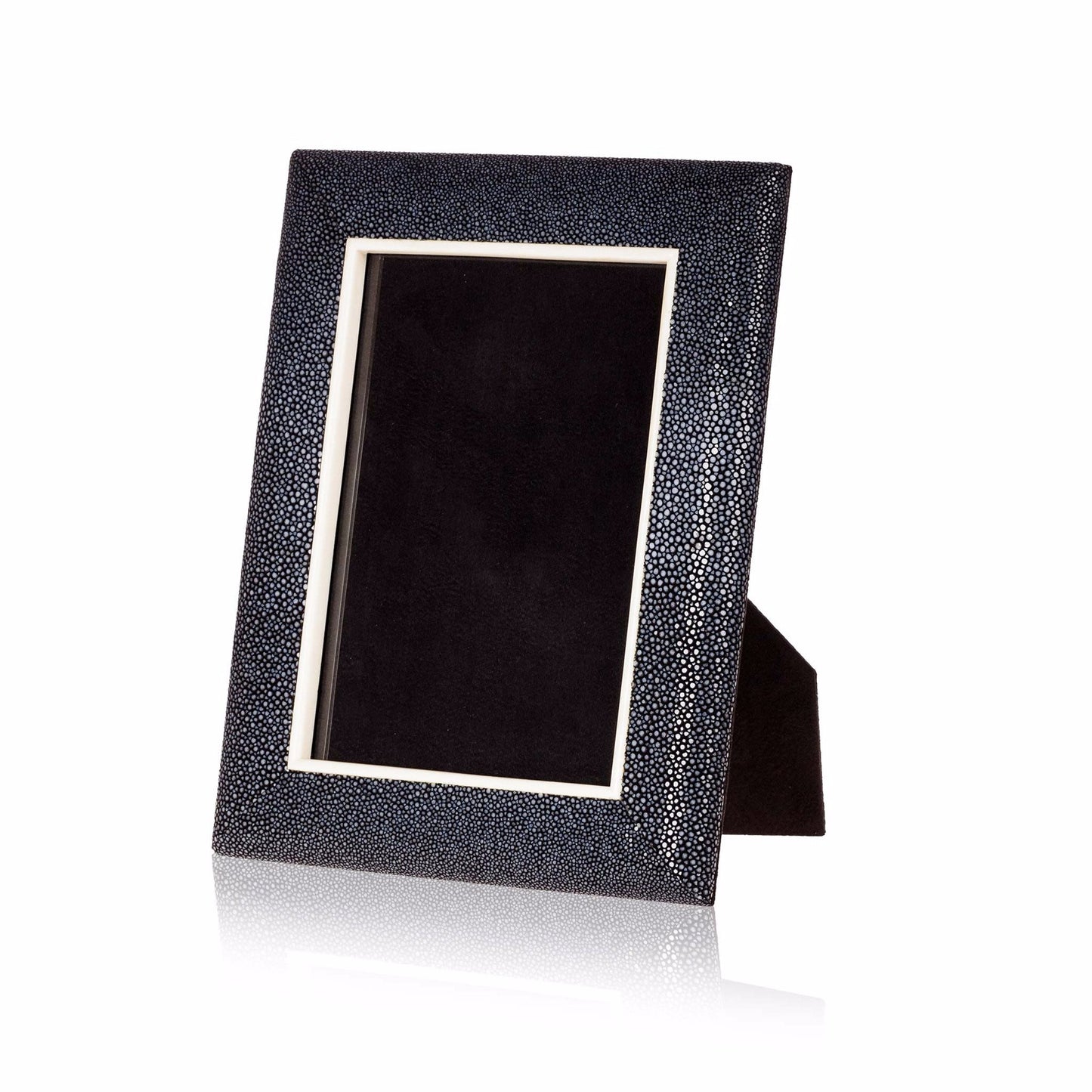 Picture Frame in Brown Stingray Leather 5x7"