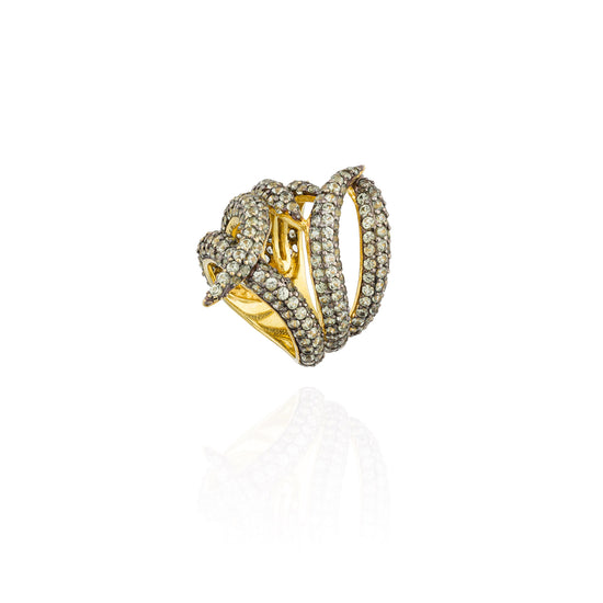 Load image into Gallery viewer, 925 Silver Ring with Green Sapphire
