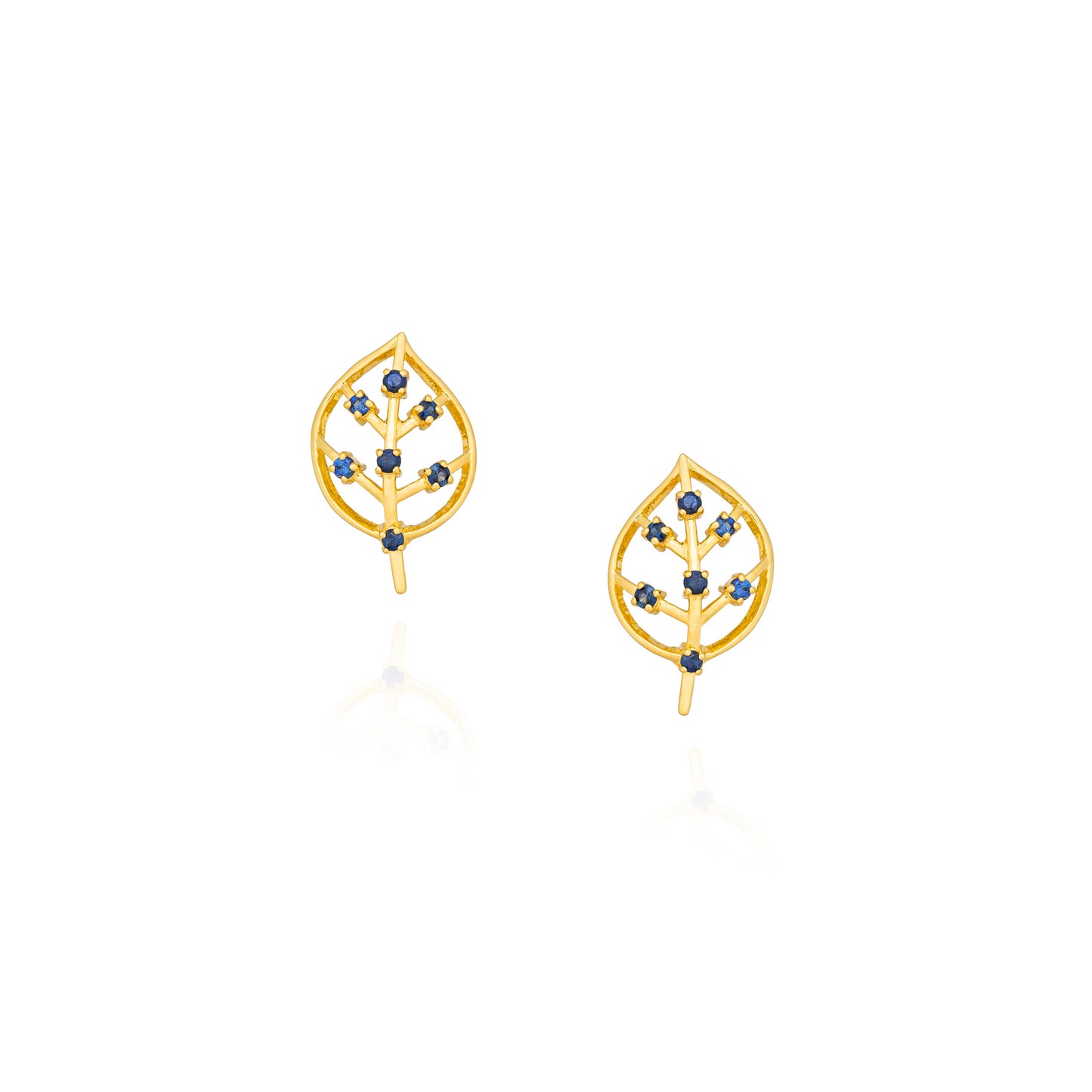 925 Silver Earring with Sapphire