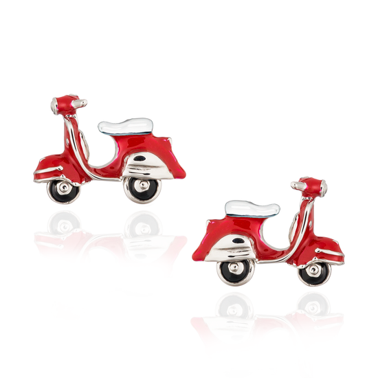 925 Silver Vespa Cufflinks