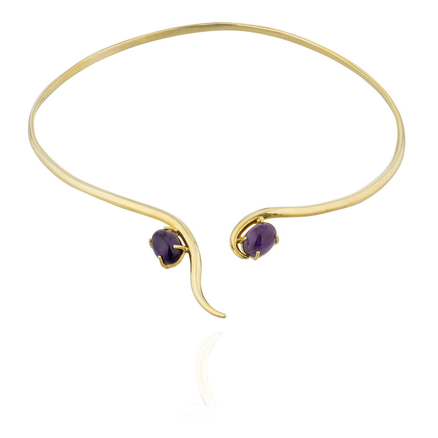 925 Silver Caramelo Necklace with Amethyst