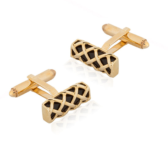 Load image into Gallery viewer, Yellow Gold Cufflinks

