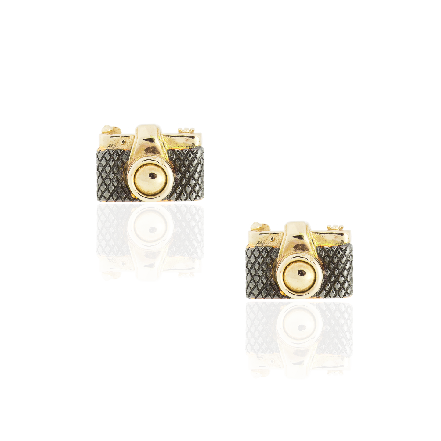 925 Silver Camera Cufflinks