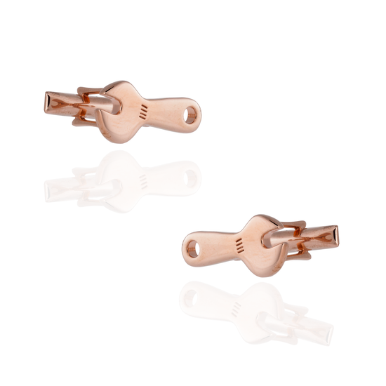 Load image into Gallery viewer, 925 Silver Wrench Cufflinks
