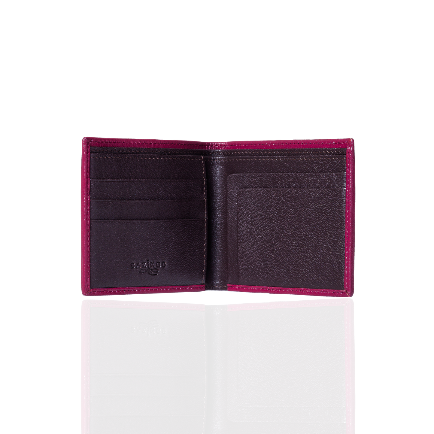 Burgundy Stingray Leather Wallet