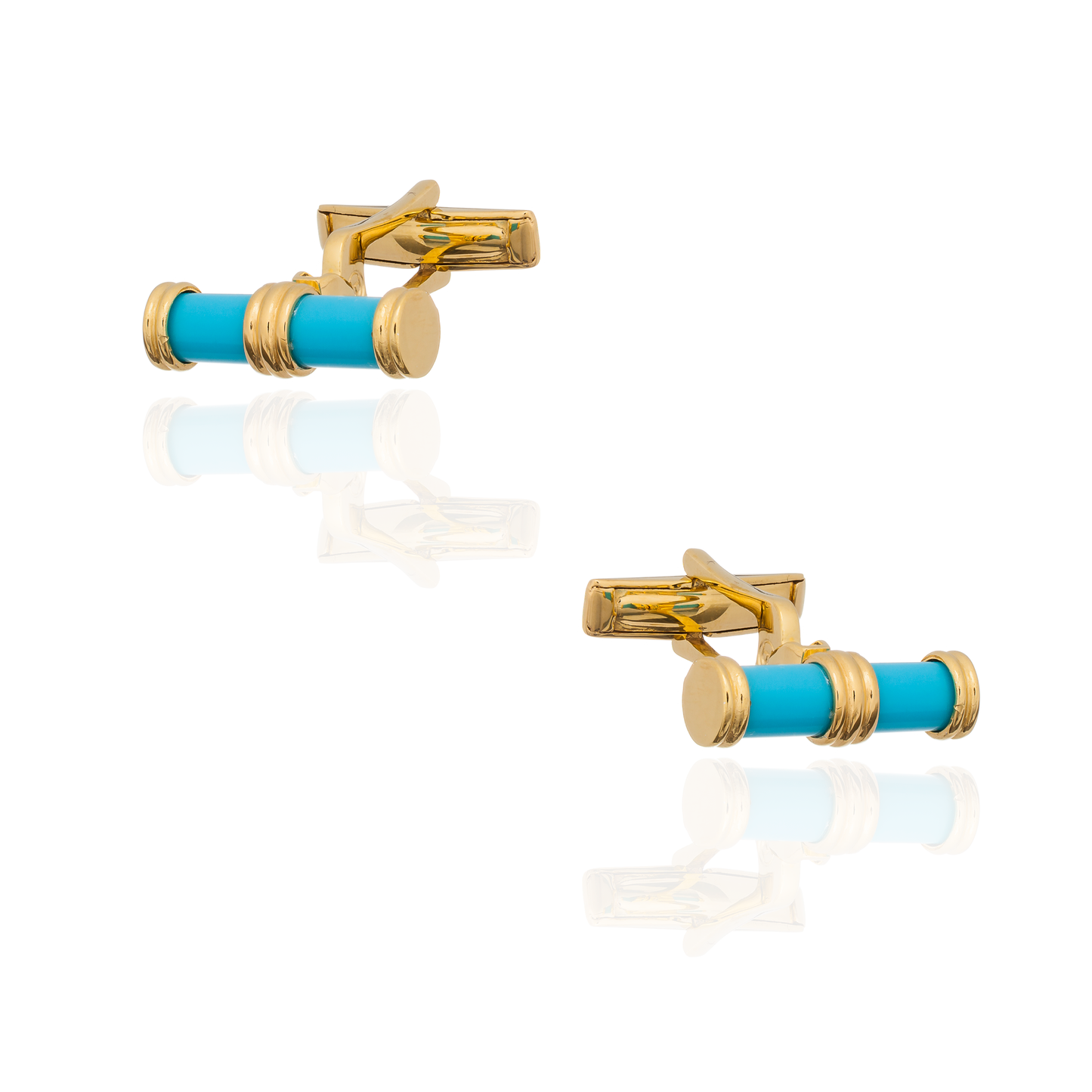 925 Silver Cufflinks with Turquoise