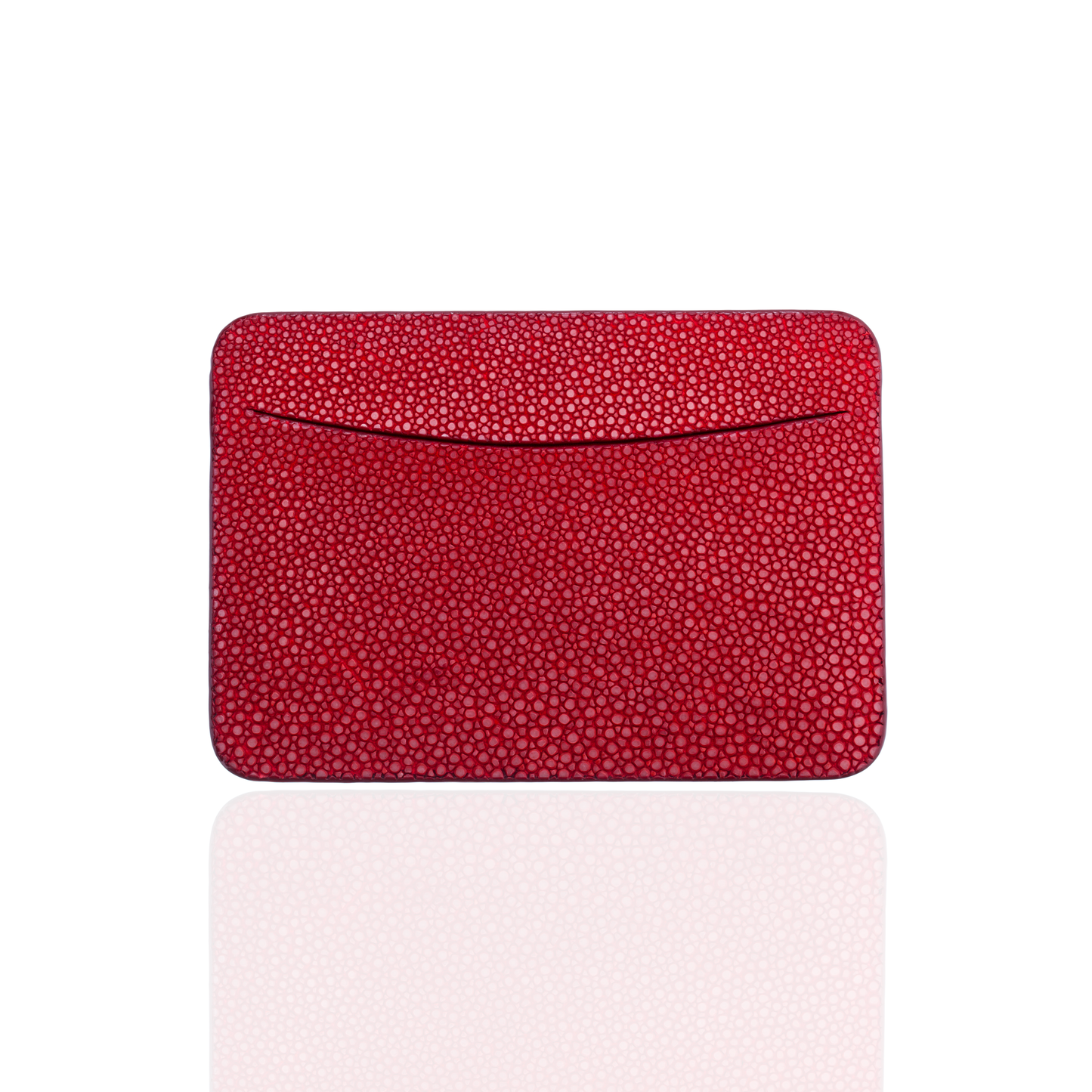 Load image into Gallery viewer, Credit Card Pouch in Red Stingray Leather
