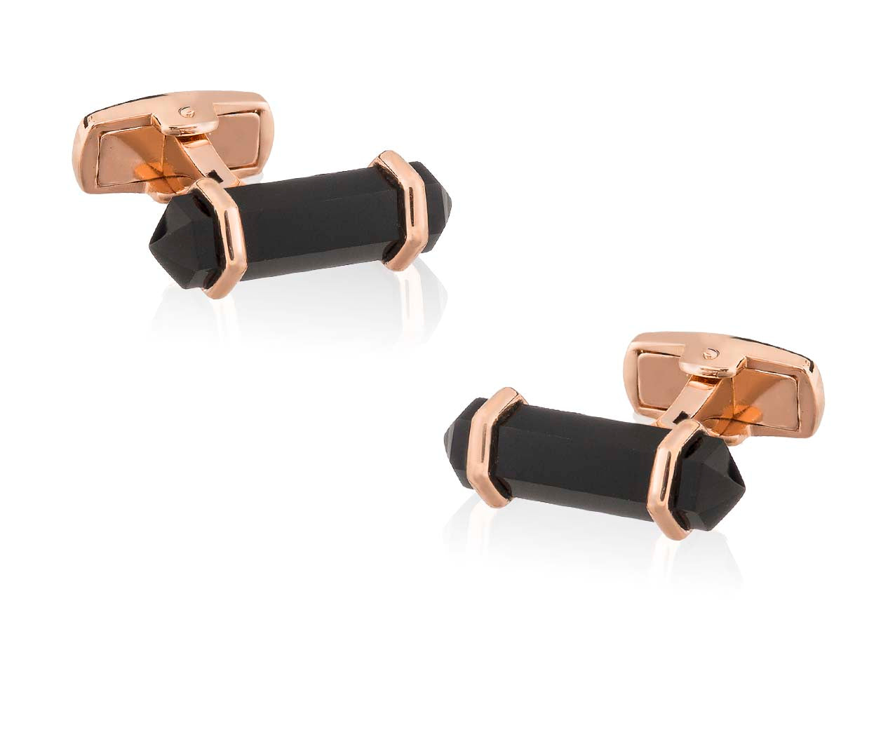 925 Silver Cufflinks with Onyx