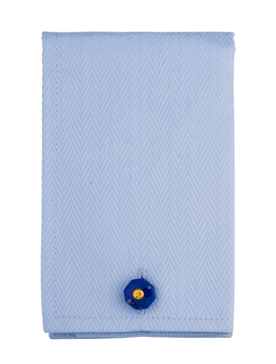 Load image into Gallery viewer, 925 Silver Cufflinks with Lapis Lazuli
