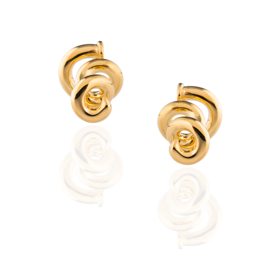 925 Silver Twisted Nail Cufflinks