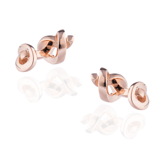 Load image into Gallery viewer, 925 Silver Twisted Nail Cufflinks
