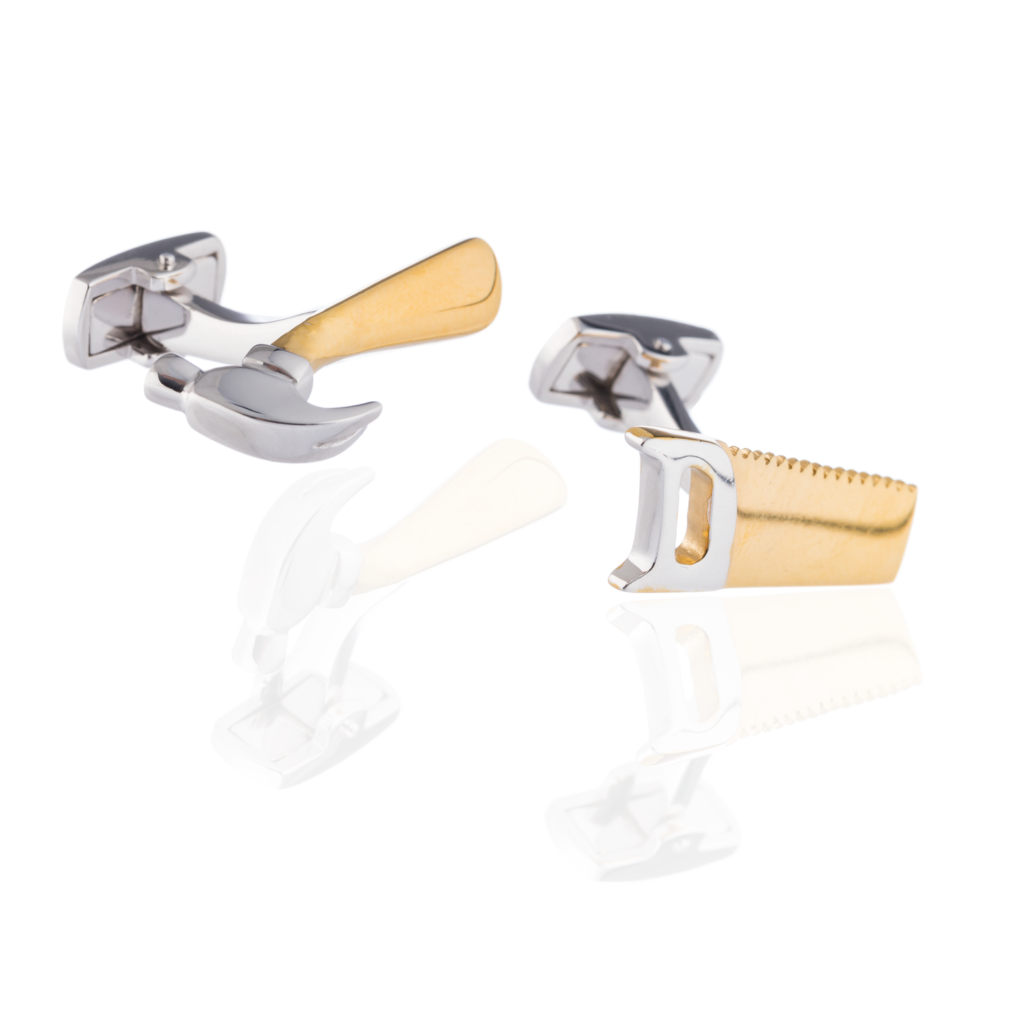 925 Silver Hammer & Saw Cufflinks