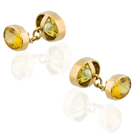 Load image into Gallery viewer, 18K Yellow Gold Cufflinks

