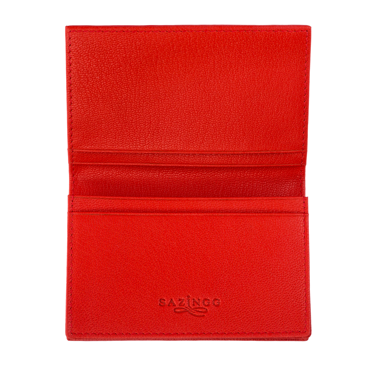 Prada Red Leather Card Holder