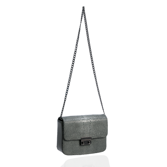 Load image into Gallery viewer, Grey Stingray Leather Handbag

