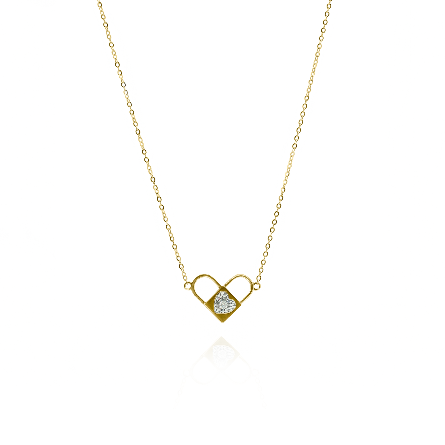 18K Rose Gold Necklace with Transformable Pendant
