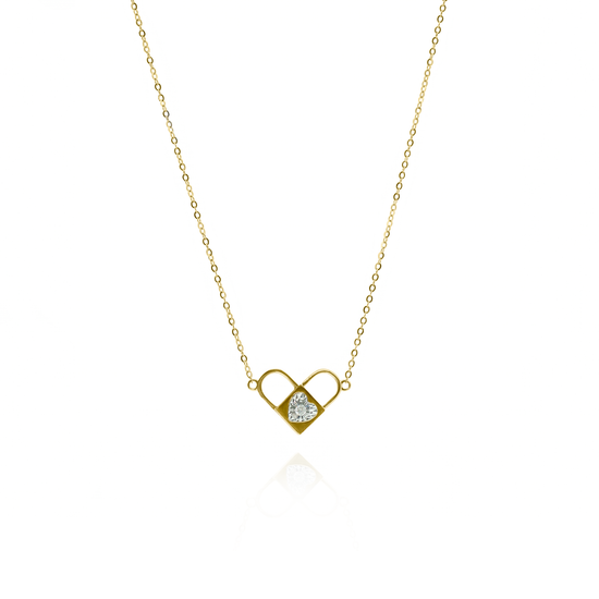 18K Rose Gold Necklace with Transformable Pendant
