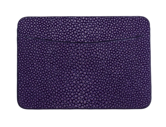 Red Stingray Leather Credit Card Holder