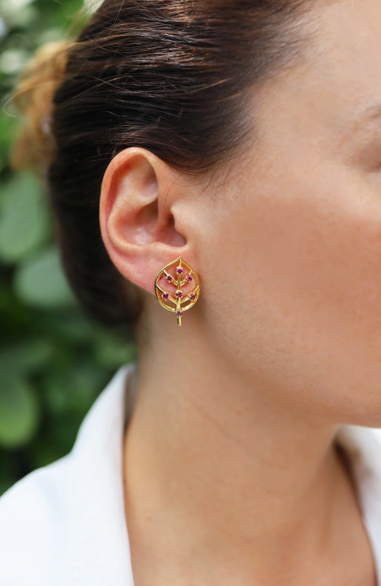 925 Silver Earrings with Turquoise Cabouchon