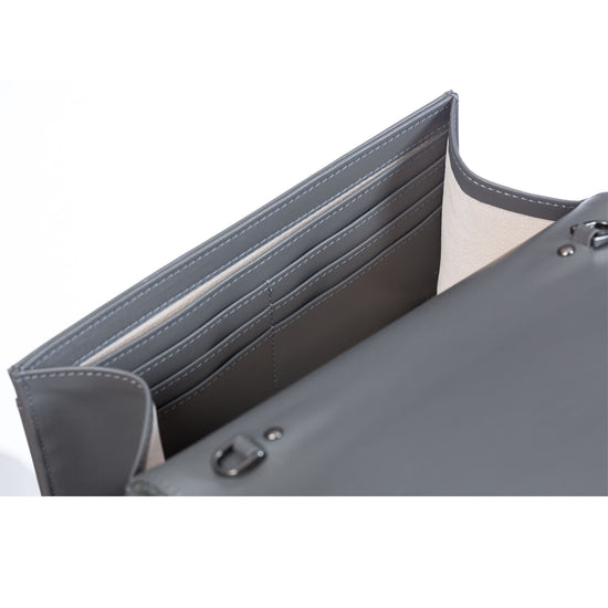 Gray Stingray Leather Clutch