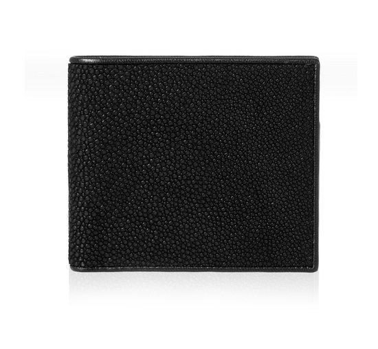 Black Stingray Leather Wallet