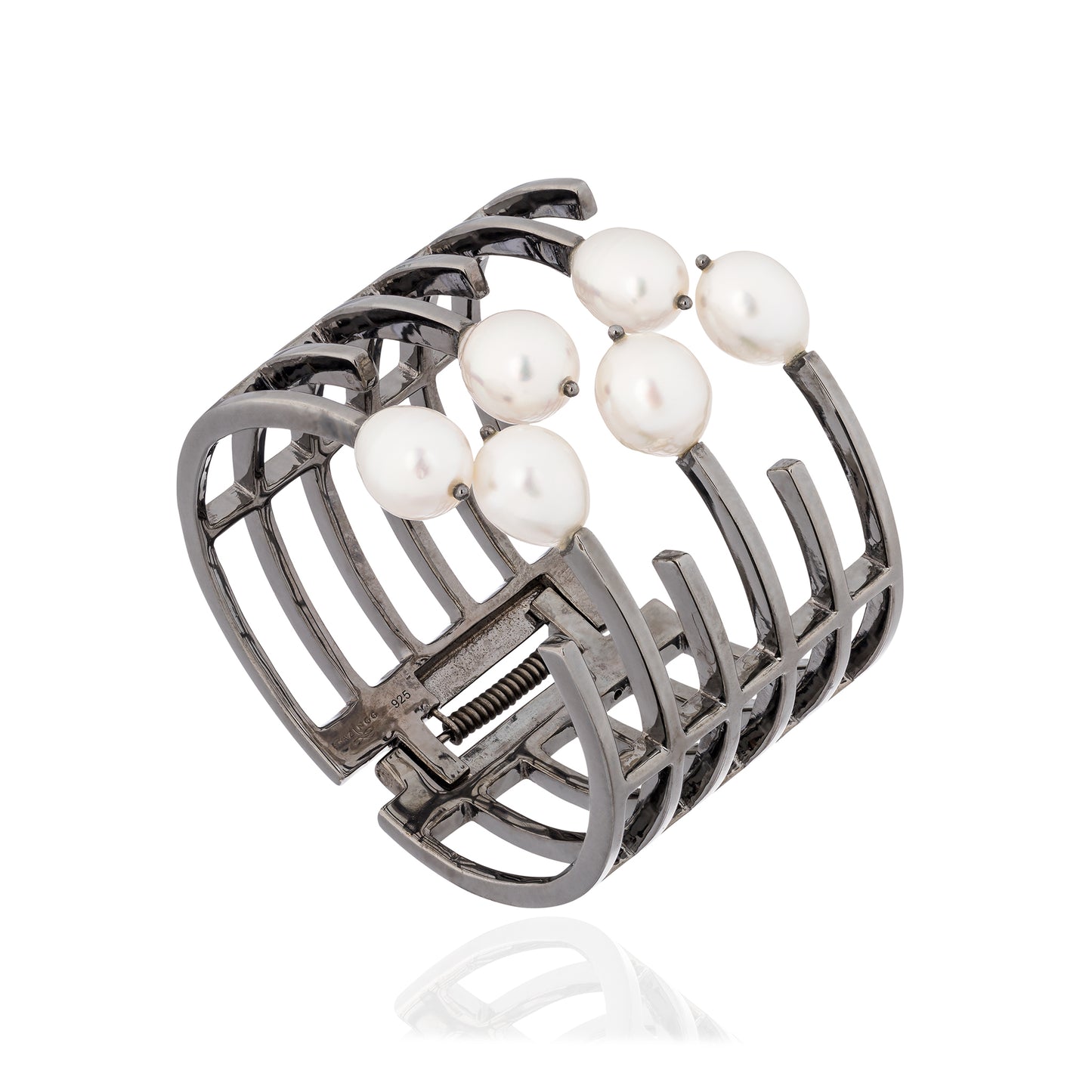 Load image into Gallery viewer, 925 Silver Bracelet with Freshwater Pearls
