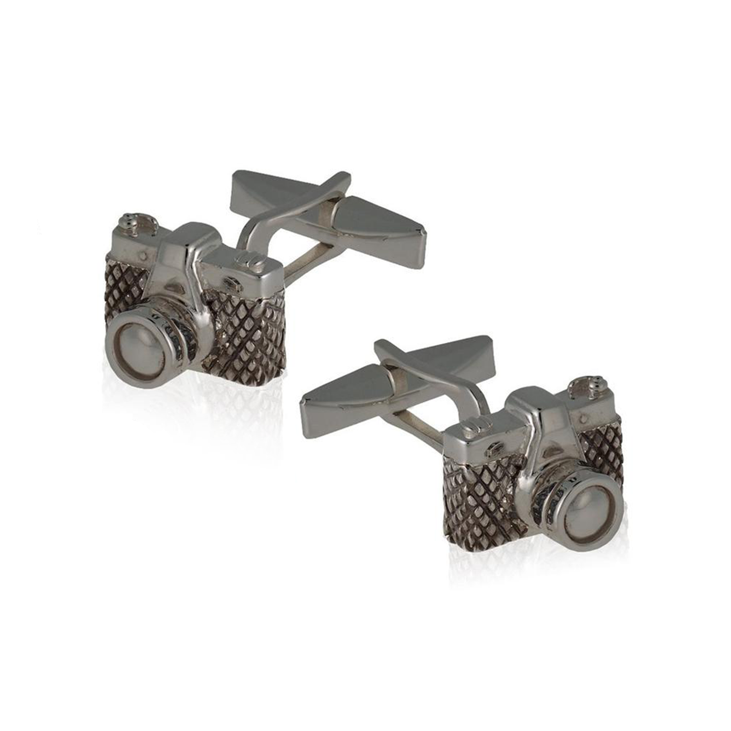 925 Silver Camera Cufflinks