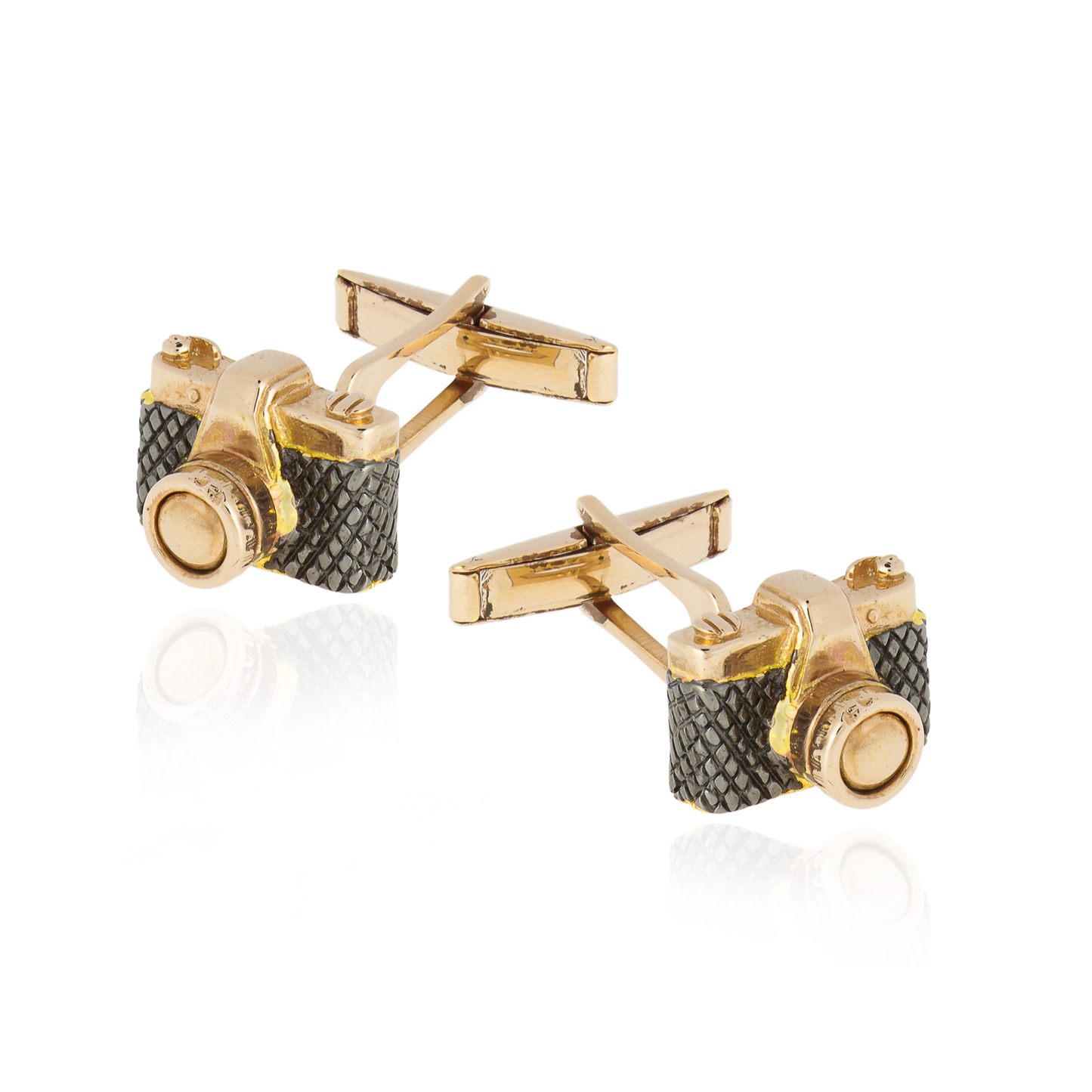 925 Silver Camera Cufflinks