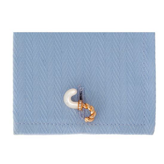 18K Rose Gold Cufflinks