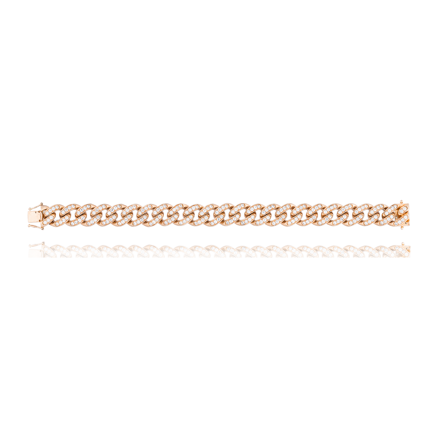 18K Rose Gold Diamond Bracelet