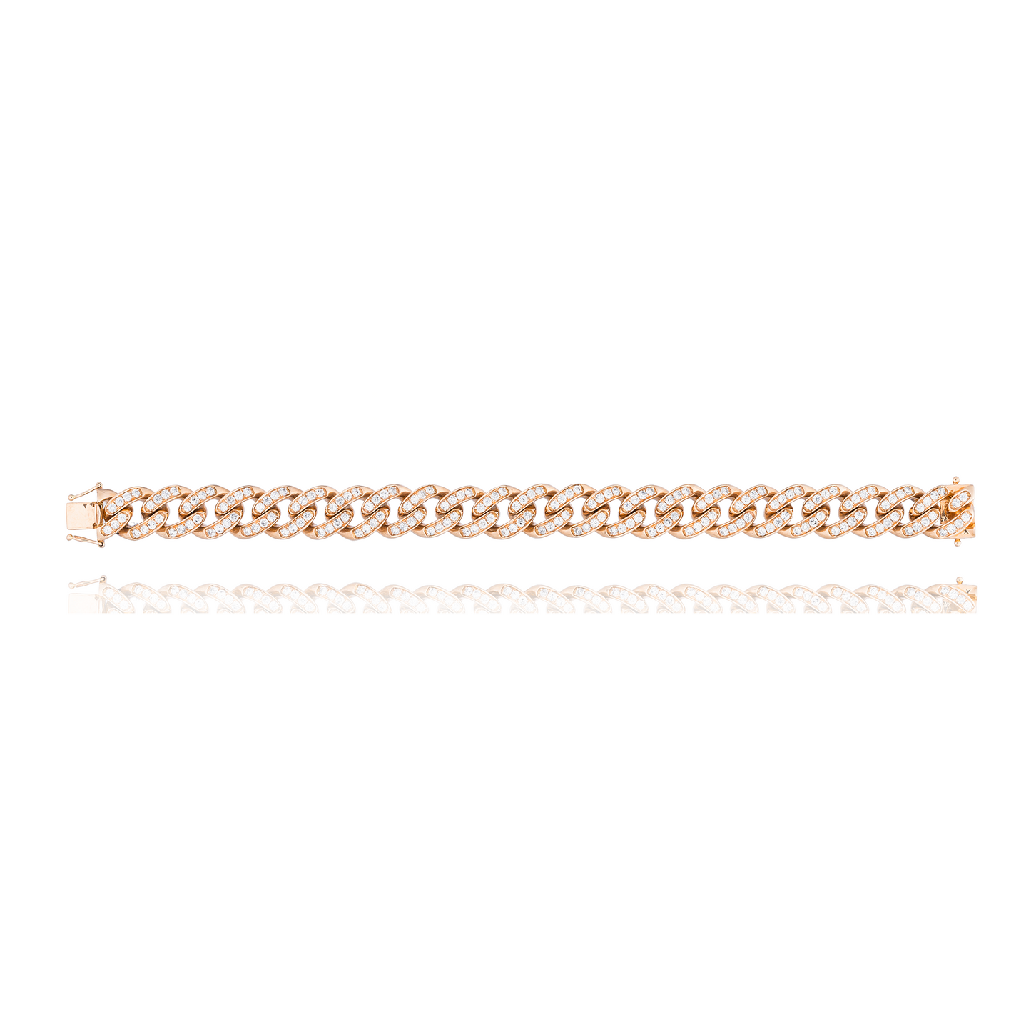 Load image into Gallery viewer, 18K Rose Gold Diamond Bracelet
