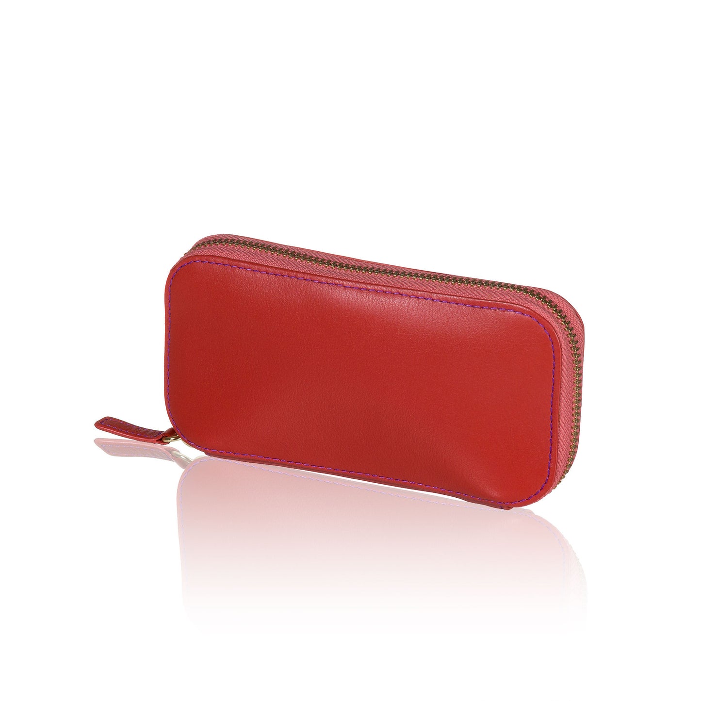 Red Travel Jewelry Pouch