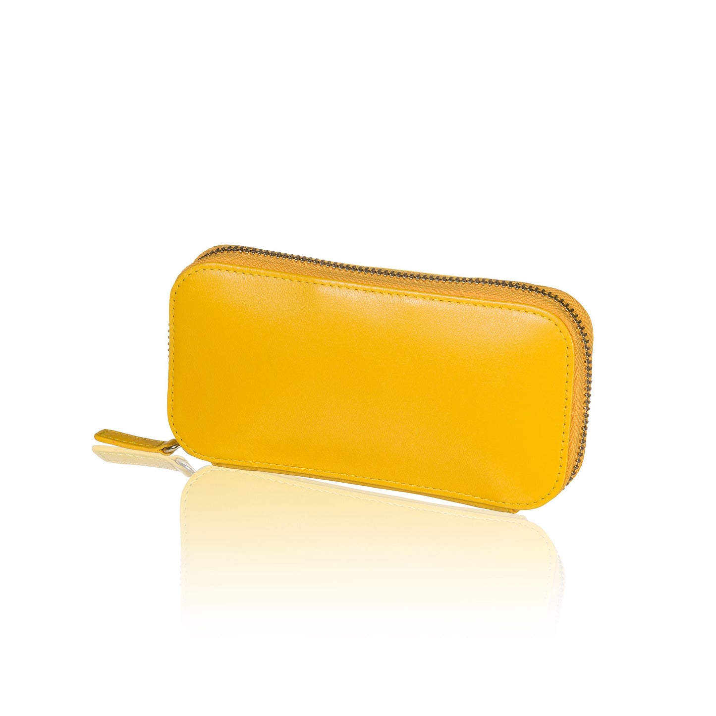 Load image into Gallery viewer, Yellow Travel Jewelry Pouch
