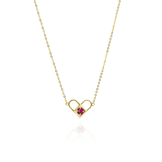 18K Rose Gold Necklace with Transformable Pendant