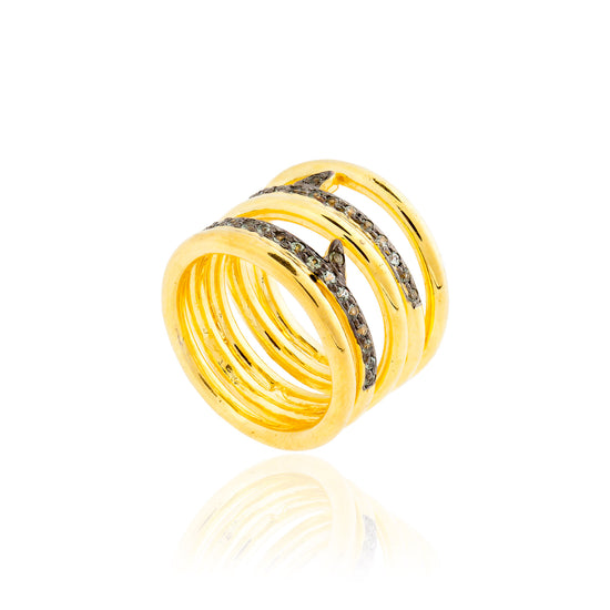 Load image into Gallery viewer, 925 Silver Ring with Green Sapphires
