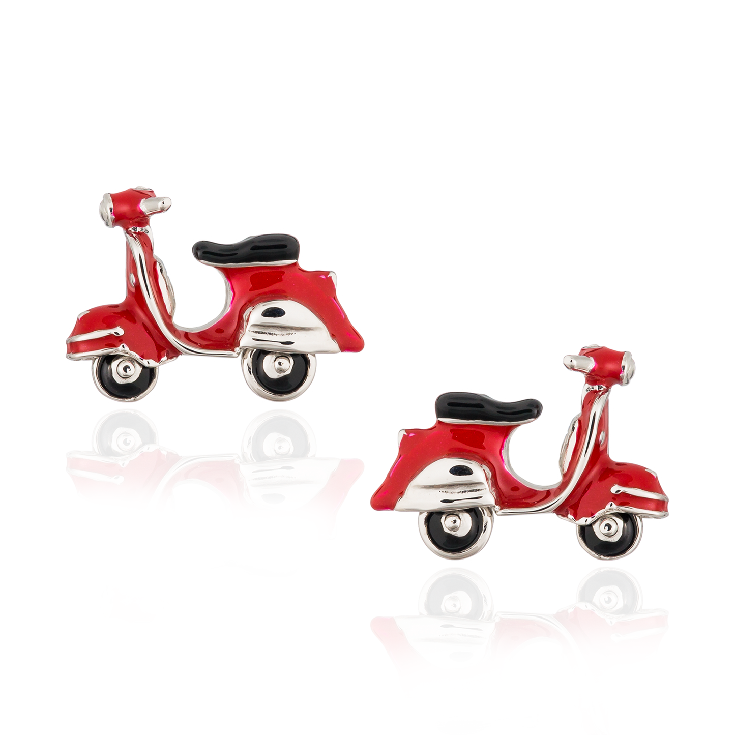 925 Silver Vespa Cufflinks