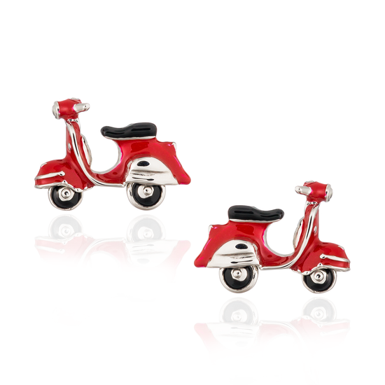 925 Silver Vespa Cufflinks
