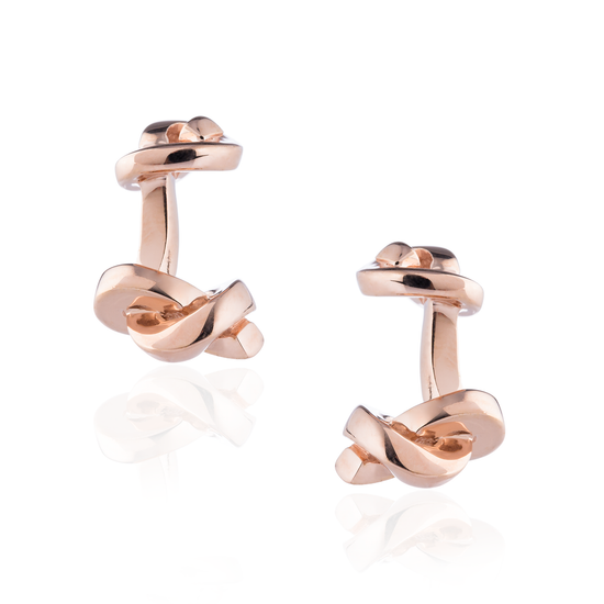 925 Silver Twisted Nail Cufflinks