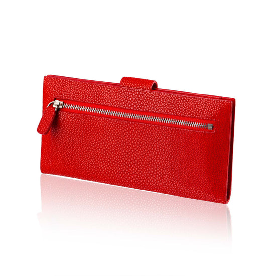 Load image into Gallery viewer, Red Stingray Leather Wallet
