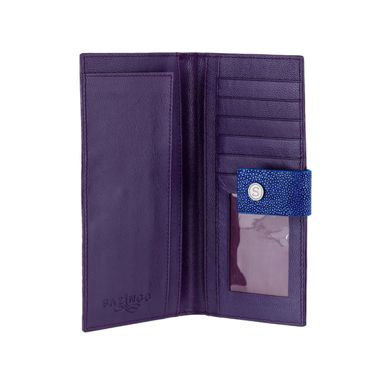 Blue Stingray Leather Wallet